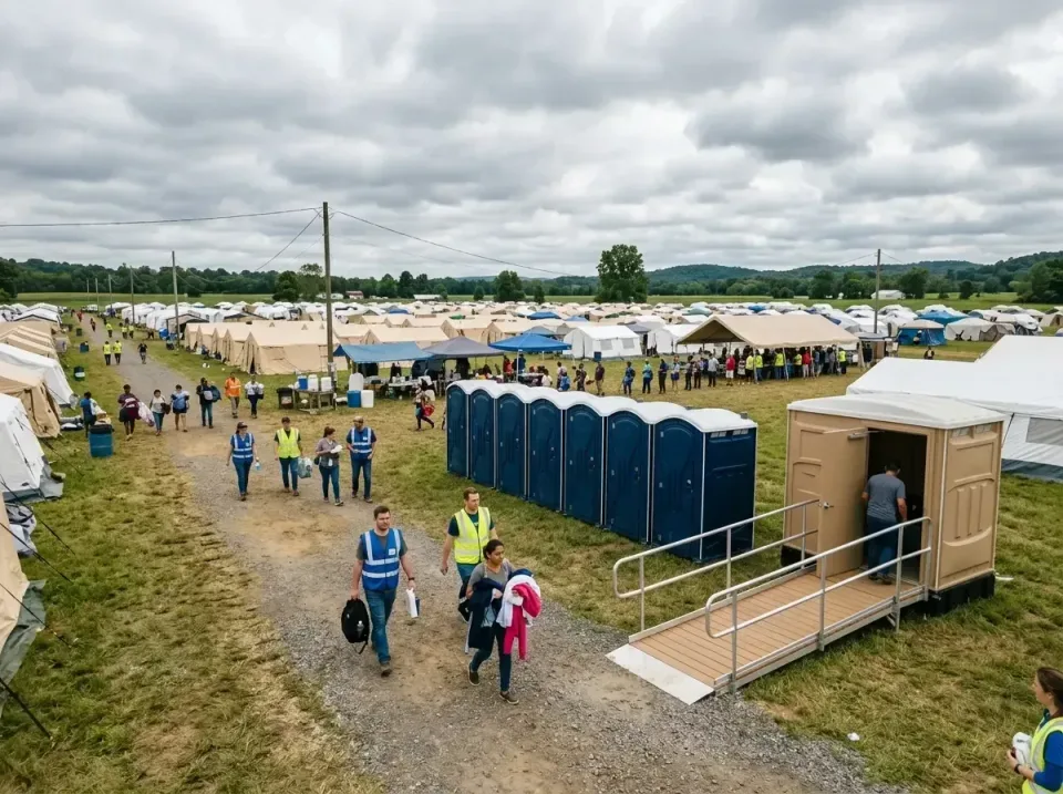 disaster-relief-camp-restrooms-010 — frequently asked questions, Dumpster & Portable Bathrooms Rental in Goshen, AR